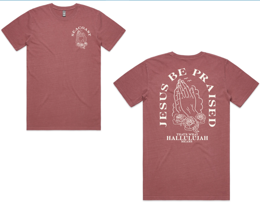 That's What Hallelujah Means T-Shirt in Wine