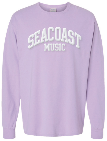 Seacoast Music Collegiate Long Sleeve T w/ Puff Ink